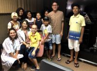 doctors with pediatric patients